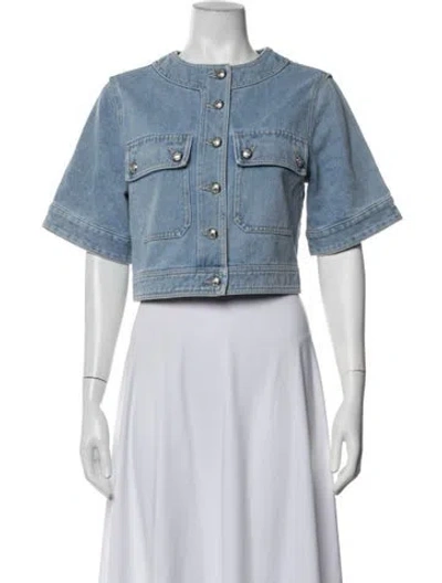 Pre-owned Veronica Beard Denim Jacket In Blue