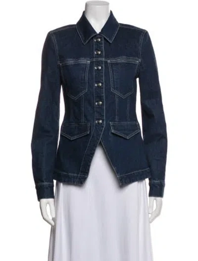 Pre-owned Veronica Beard Denim Jacket In Blue