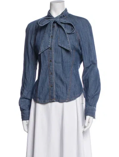 Pre-owned Veronica Beard Denim Jacket In Blue