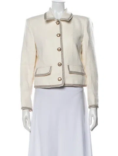 Pre-owned Veronica Beard Denim Jacket In Neutral