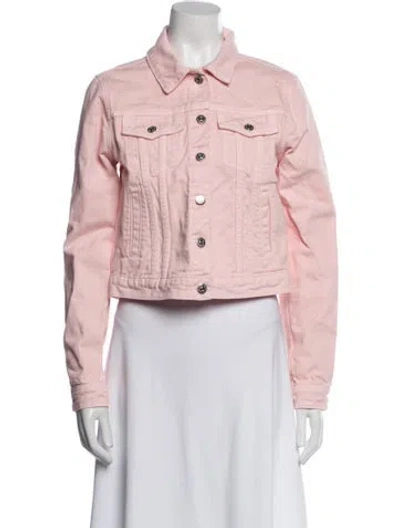 Pre-owned Veronica Beard Denim Jacket In Pink
