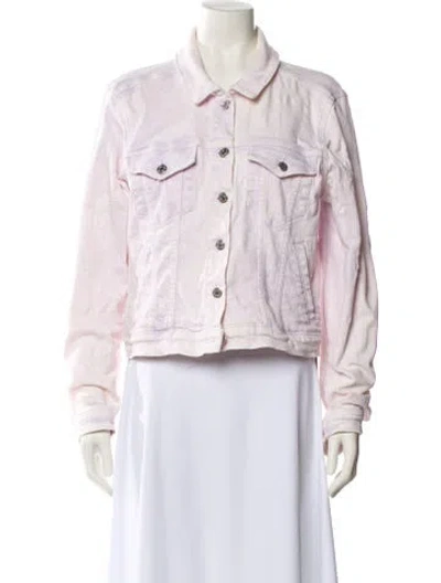 Pre-owned Veronica Beard Denim Jacket In Purple