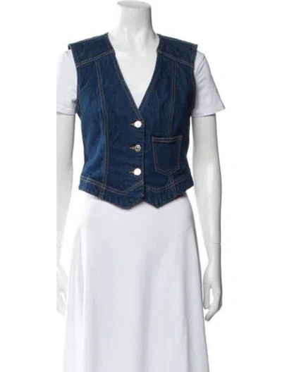 Pre-owned Veronica Beard Denim Jacket W/ Tags In Blue