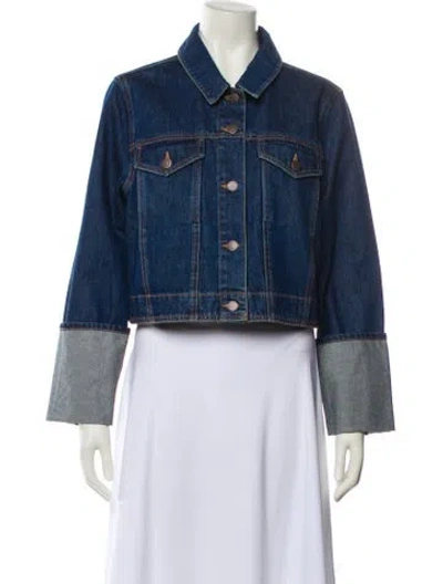 Pre-owned Veronica Beard Denim Jacket W/ Tags In Blue