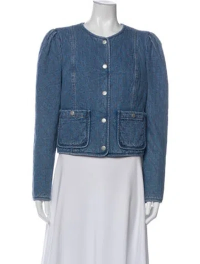 Pre-owned Veronica Beard Denim Jacket W/ Tags In Blue