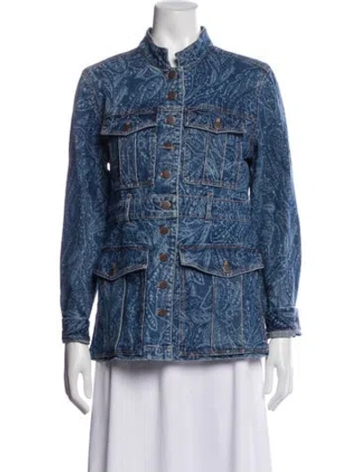 Pre-owned Veronica Beard Denim Jacket W/ Tags In Blue