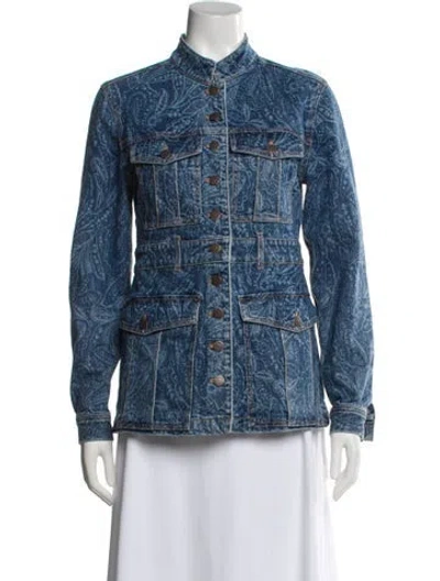 Pre-owned Veronica Beard Denim Jacket W/ Tags In Blue