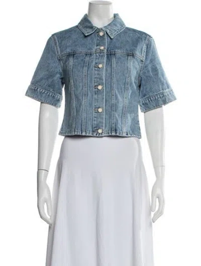 Pre-owned Veronica Beard Denim Jacket W/ Tags In Blue