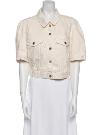 Pre-owned Veronica Beard Denim Jacket W/ Tags In Neutral