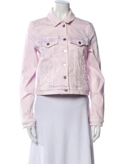Pre-owned Veronica Beard Denim Jacket W/ Tags In Purple