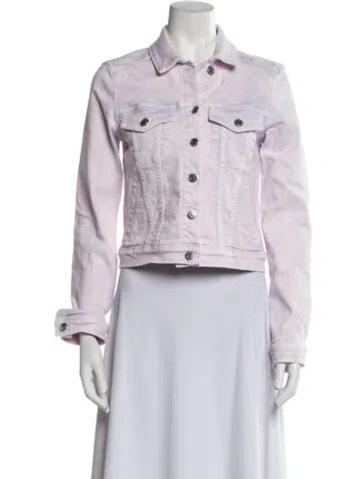 Pre-owned Veronica Beard Denim Jacket In White