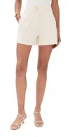 Veronica Beard Devina Shorts Ecru In White