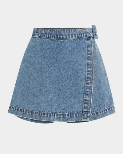 Veronica Beard Diaz Denim Skort