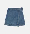 Veronica Beard Diaz Denim Skort In Blau