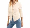 Veronica Beard Diego Dickey Jacket In Ecru In White