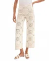 Veronica Beard Dova Pant In Ecru