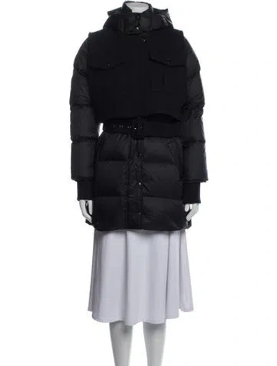 Pre-owned Veronica Beard Down Coat In Blue