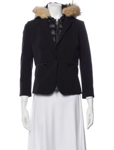 Pre-owned Veronica Beard Down Jacket In Blue