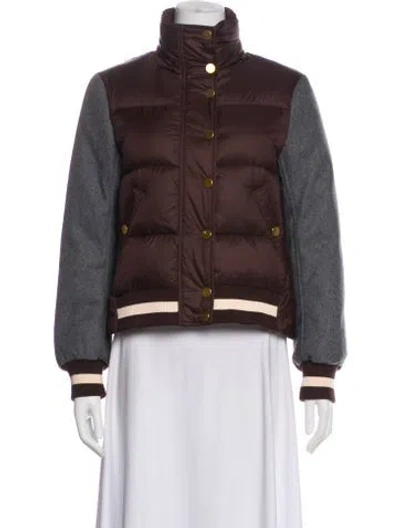 Pre-owned Veronica Beard Down Jacket W/ Tags In Brown