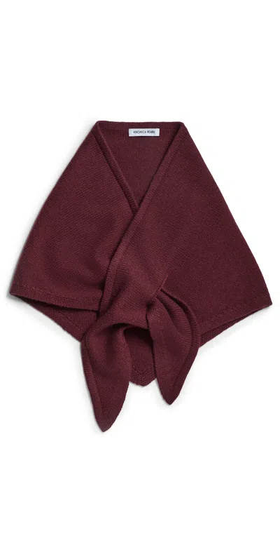 Veronica Beard Drezel Knit Scarf Burgundy