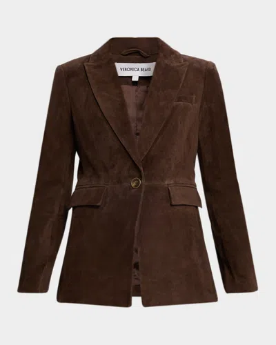 VERONICA BEARD DUANE SUEDE DICKEY JACKET