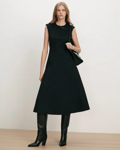Veronica Beard Dulce Midi Dress In Black