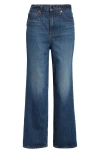 Veronica Beard Dylan High Waist Ankle Straight Leg Jeans In Blue