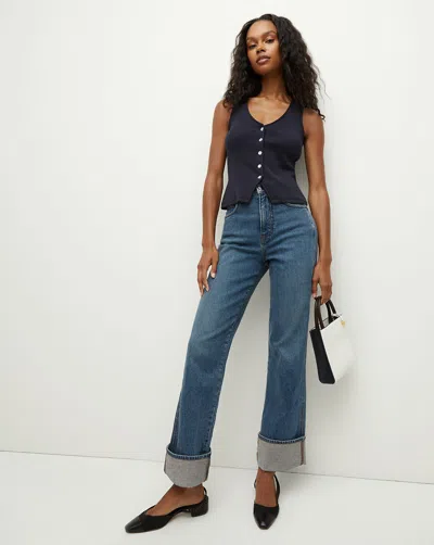 Veronica Beard Dylan Straight-leg Jean In Thriller