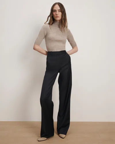 Veronica Beard Eaton Wide-leg Pant In Blue