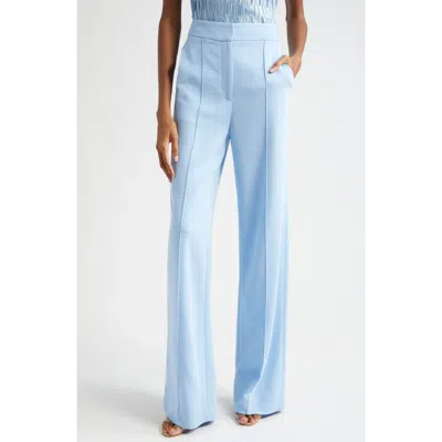 Veronica Beard Edia High Waist Wide Leg Pants In Blue Sky