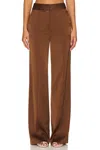 Veronica Beard Edia Tailored Wide-leg Pants In Multi
