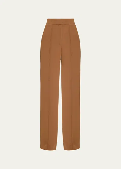 Veronica Beard Edia Tailored Wide-leg Pants In Multi