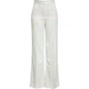 Veronica Beard Edia Wide-leg Pants In Ivory