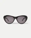 Veronica Beard Edie Cat-eye Sunglasses In Black