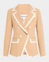 Veronica Beard Edison Dickey Jacket In Khaki In Khaki