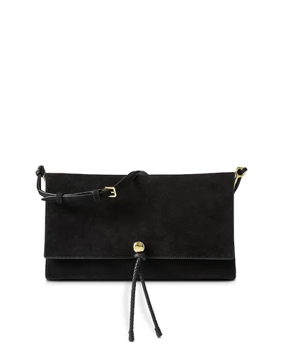 Veronica Beard Edit Suede Shoulder Bag In Orange