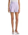 Veronica Beard Elbe Shorts In Soft Lilac