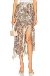 Veronica Beard Eleonora Skirt In Barely Orchid Multi In Multi