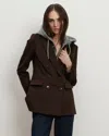 Veronica Beard Ellette Cashmere Dickey Jacket In Brown