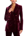 Veronica Beard Elliette Dickey Jacket In Wine
