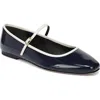 Veronica Beard Ellie Mary Jane Flat In Blue