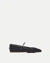 Veronica Beard Ellie Suede Flat In Black