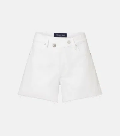 Veronica Beard Ellis Denim Shorts In White
