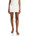 Veronica Beard Emar Mini Skirt In Off White
