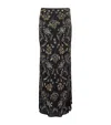 Veronica Beard Embellished Medina Maxi Skirt In Black