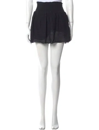 Pre-owned Veronica Beard Embroidered Accent Mini Skirt In Multi