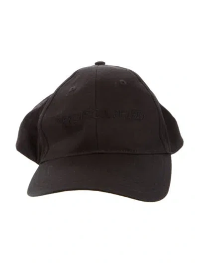 Pre-owned Veronica Beard Embroidered Logo Baseball Hat In Black