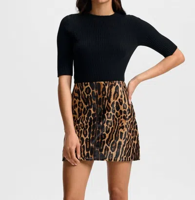 VERONICA BEARD EMIL CASHMERE RIBBED HALF-SLEEVE PULLOVER SWEATER IN BLACK
