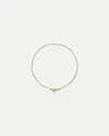 Veronica Beard Enamel Bead Chain Anklet In Blue