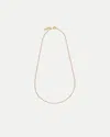 Veronica Beard Enamel Bead Chain Necklace In Pink